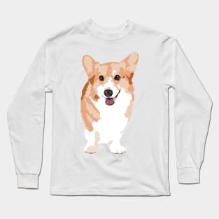 Cute Corgi Dog Long Sleeve T-Shirt